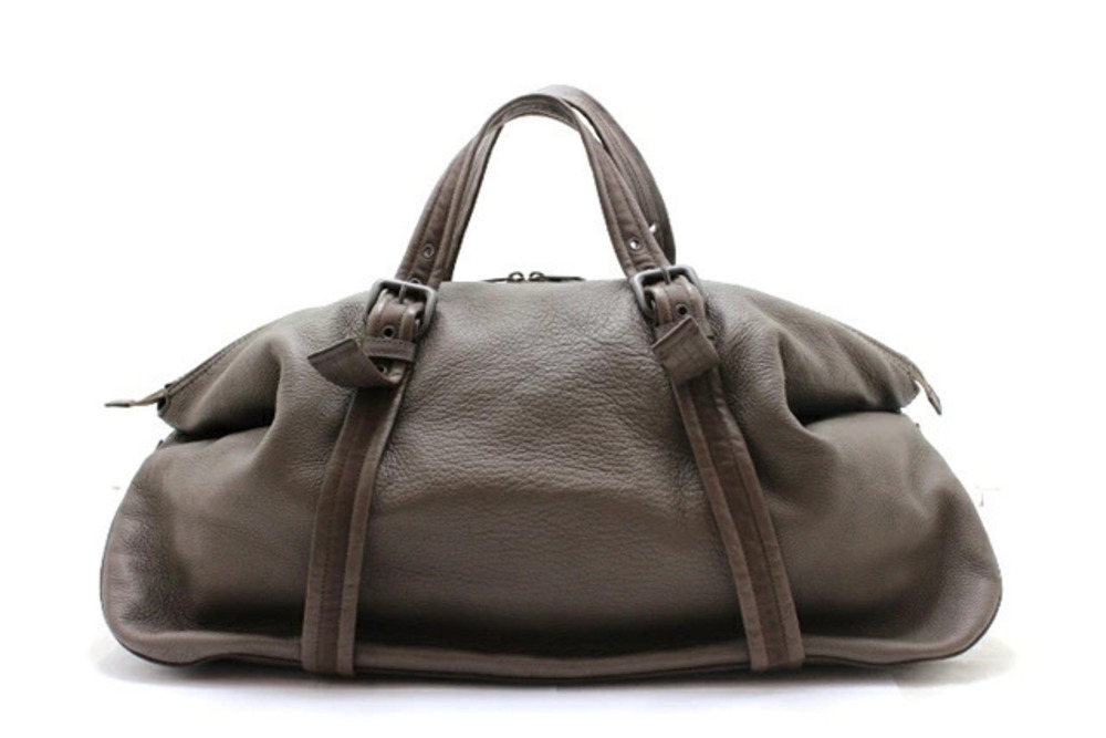 BOTTEGA VENETA Boston Bag Leather Brown
